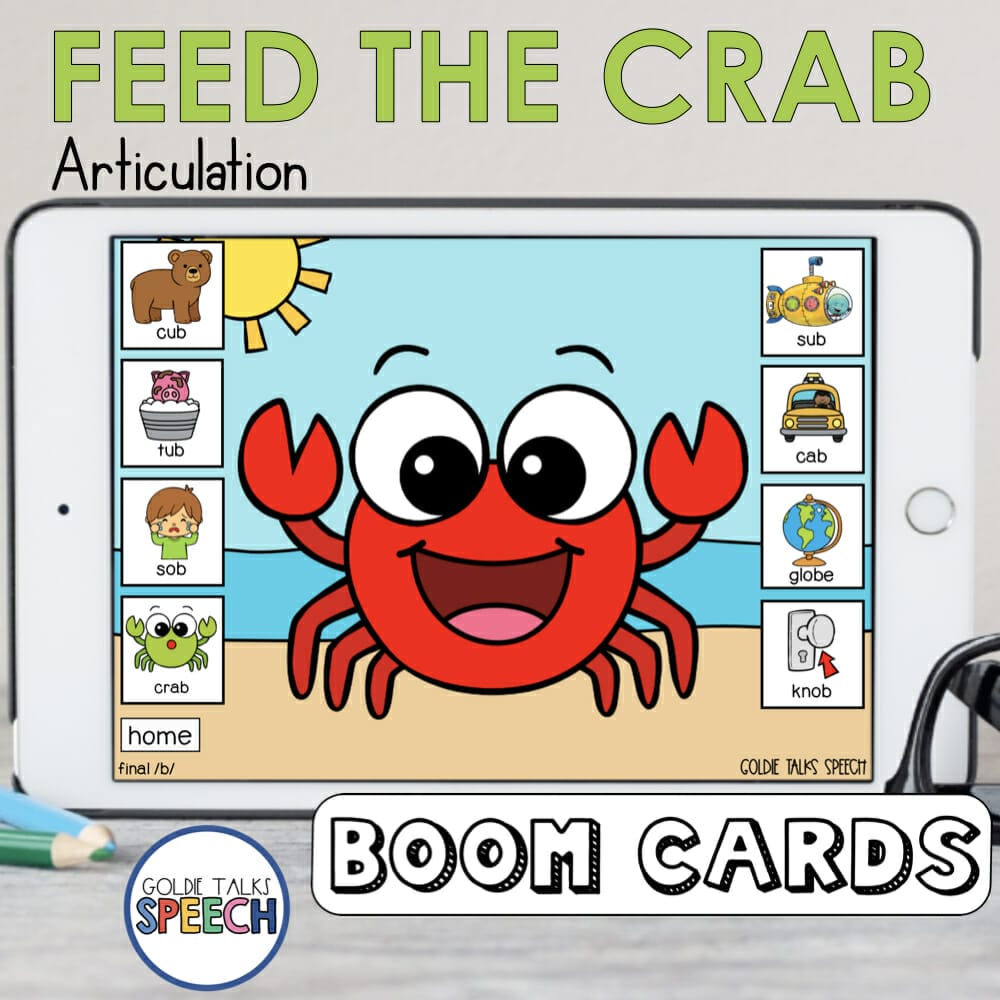 Boom Cards Speech Therapy Articulation
