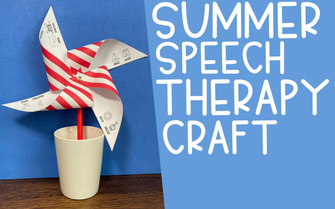 Summer Speech Therapy Craft