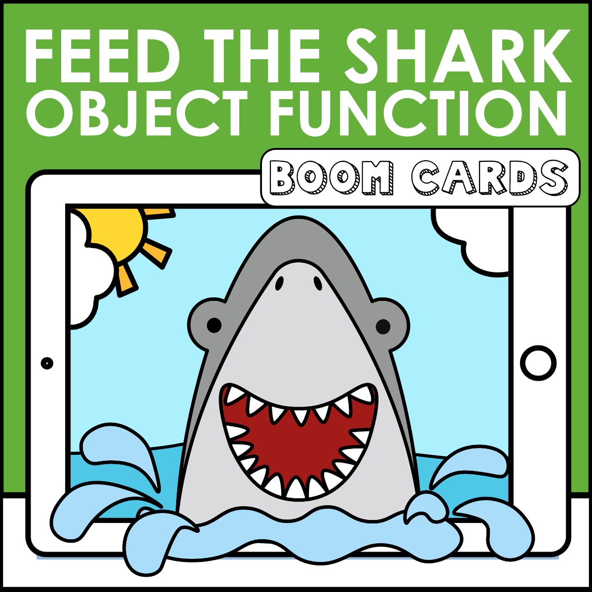 Shark Object Function Boom Cards