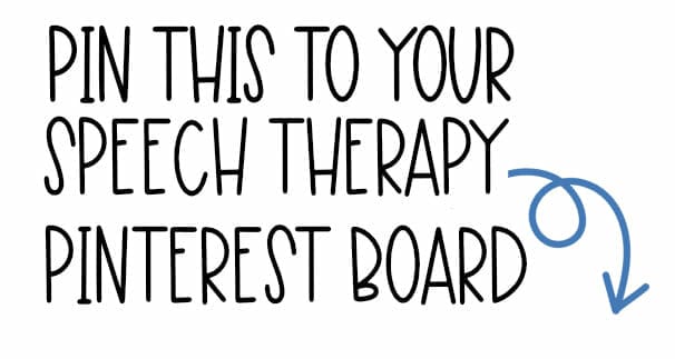 Speech Therapy Pinterest Board