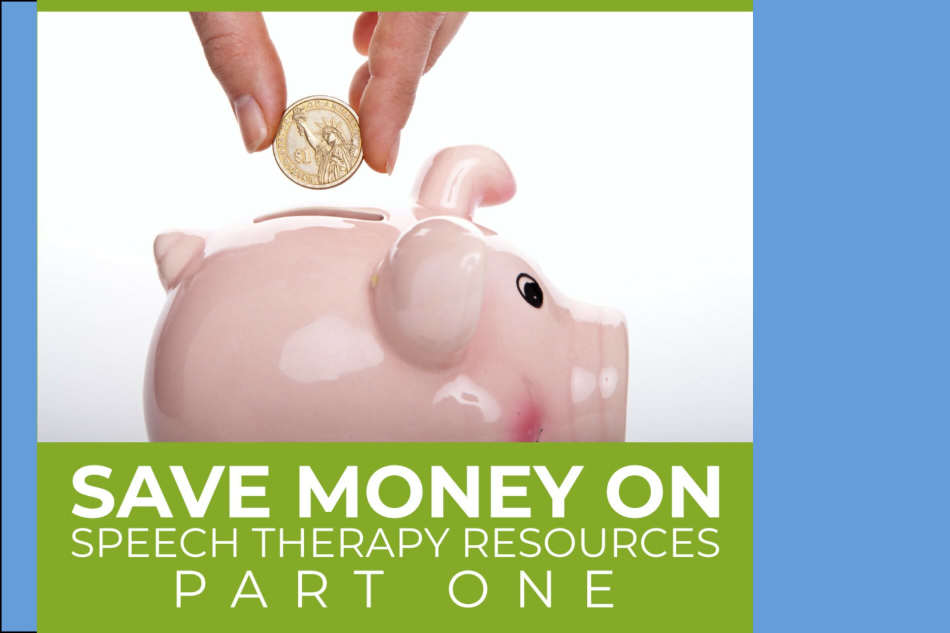 save money on speech therapy resources