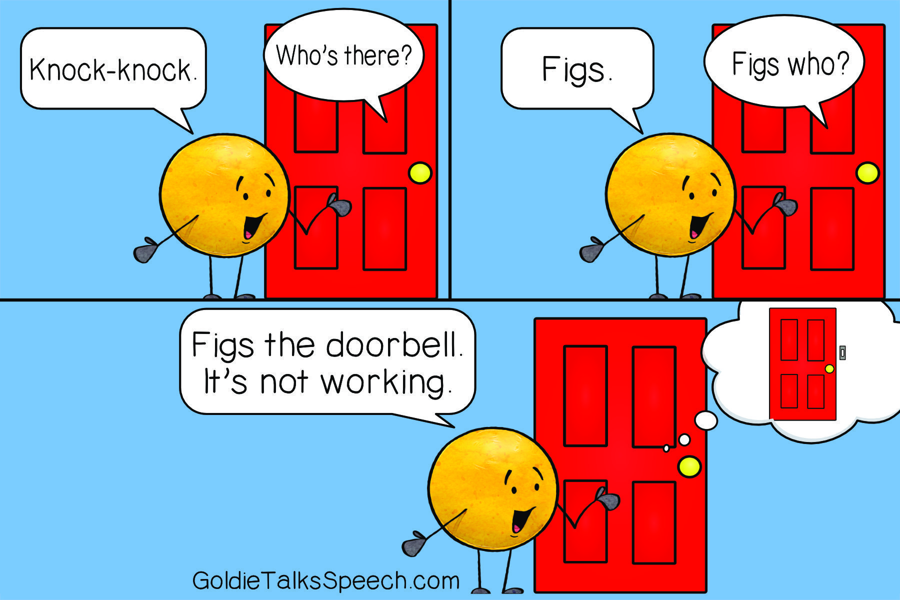 Free F Sound Articulation Jokes for speech therapy