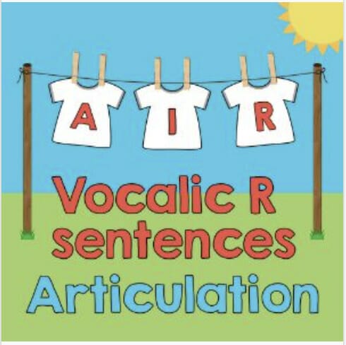 vocalic r articulation free boom cards by Goldie Talks Speech 